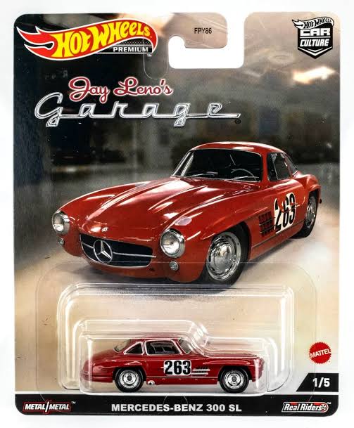 Hot Wheels Premium 2022 Car Culture Jay Leno’s Garage Set - Complete 5 Car Collection (1:64 Scale)