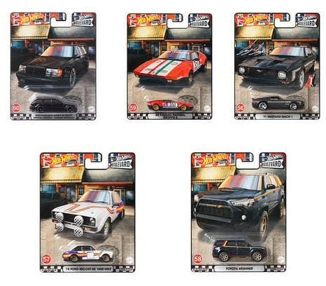 Hot Wheels 2022 Boulevard Cars #56, #57, #58, #59, #60 Mix 4 (GTJ68)