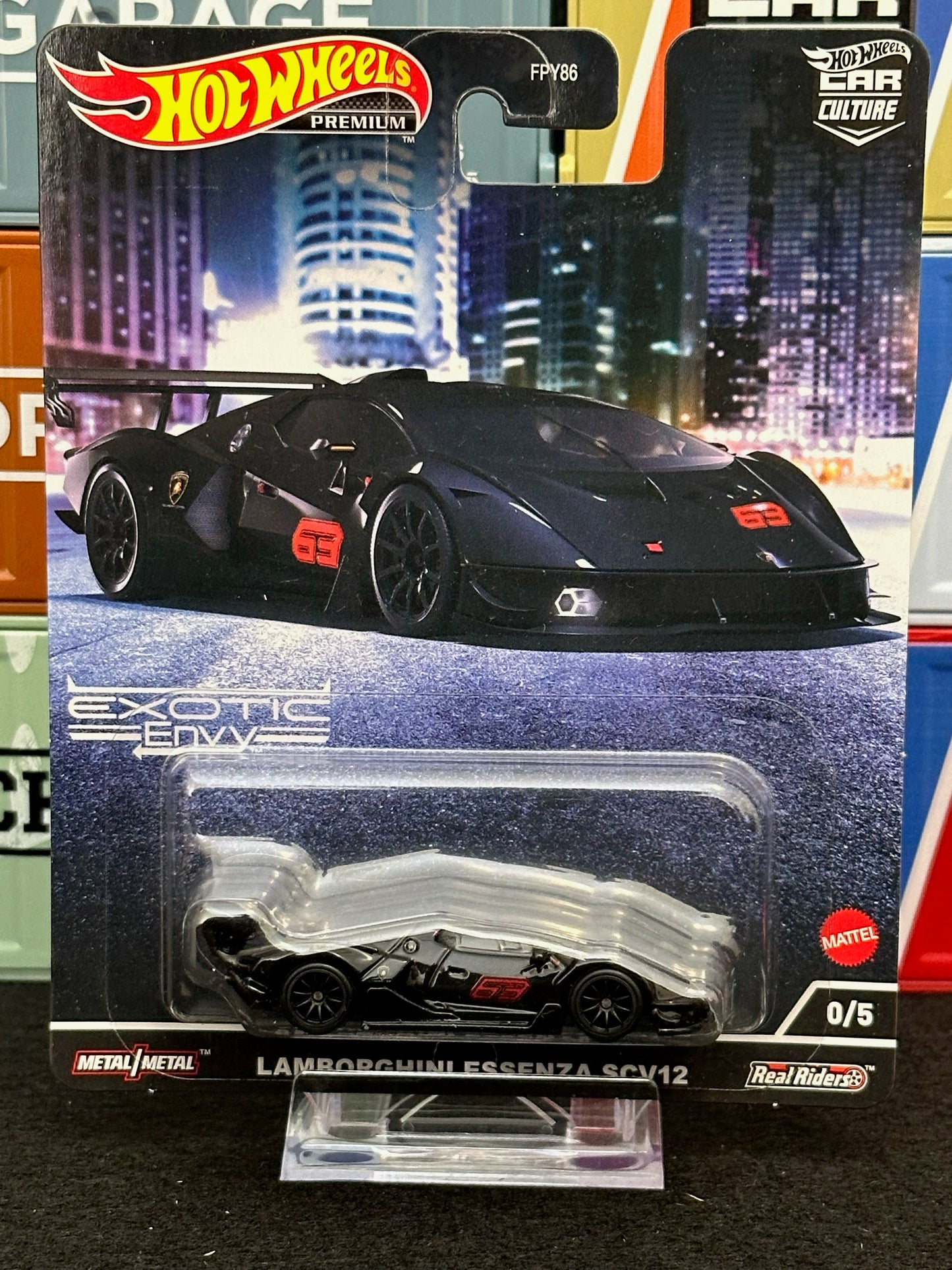 Hot Wheels Car Culture Chase Exotic Envy 0/5 Lamborghini Essenza