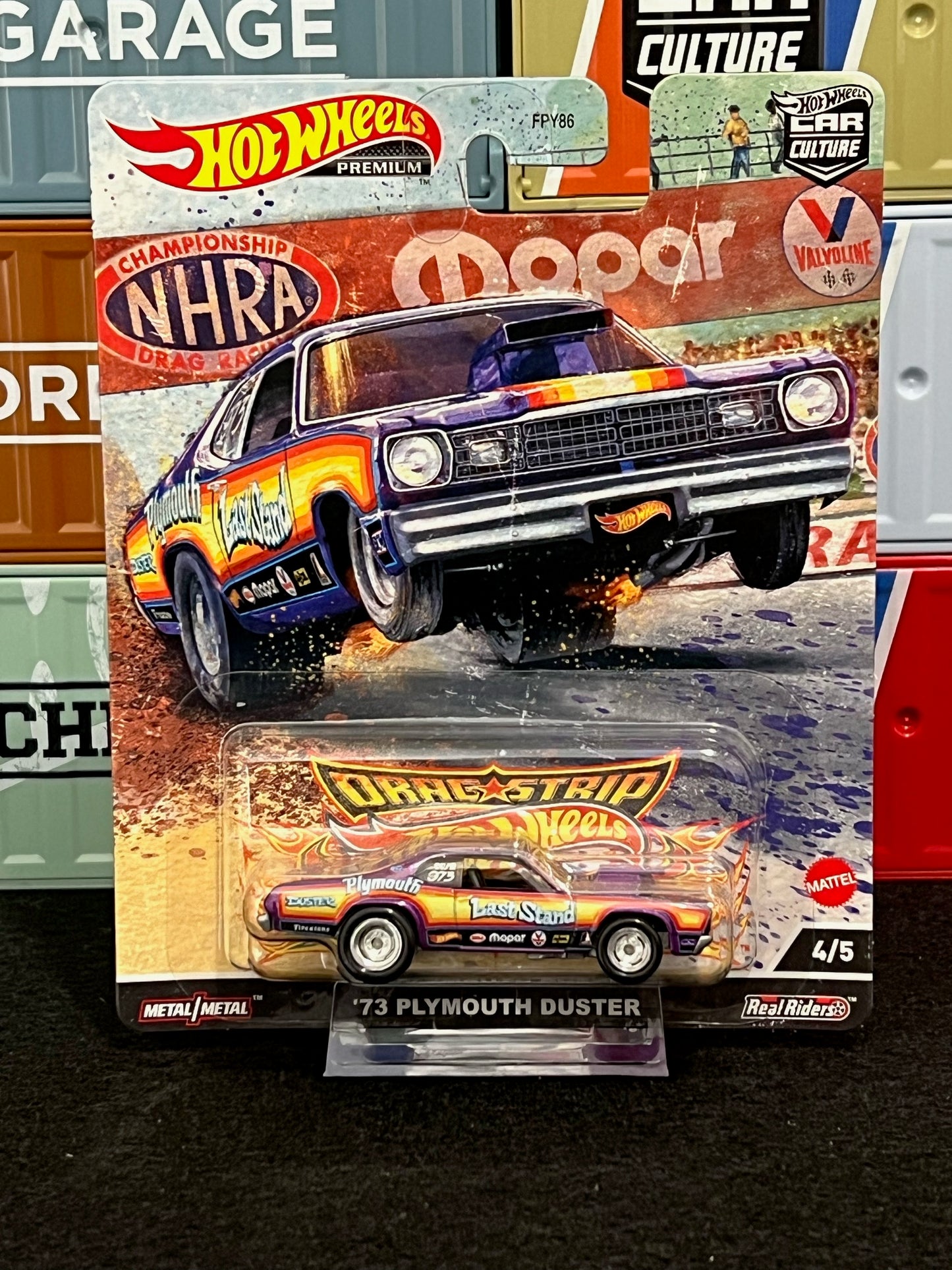 Hot Wheels 2023 Car Culture Drag Strip Demons R Case (FPY86)