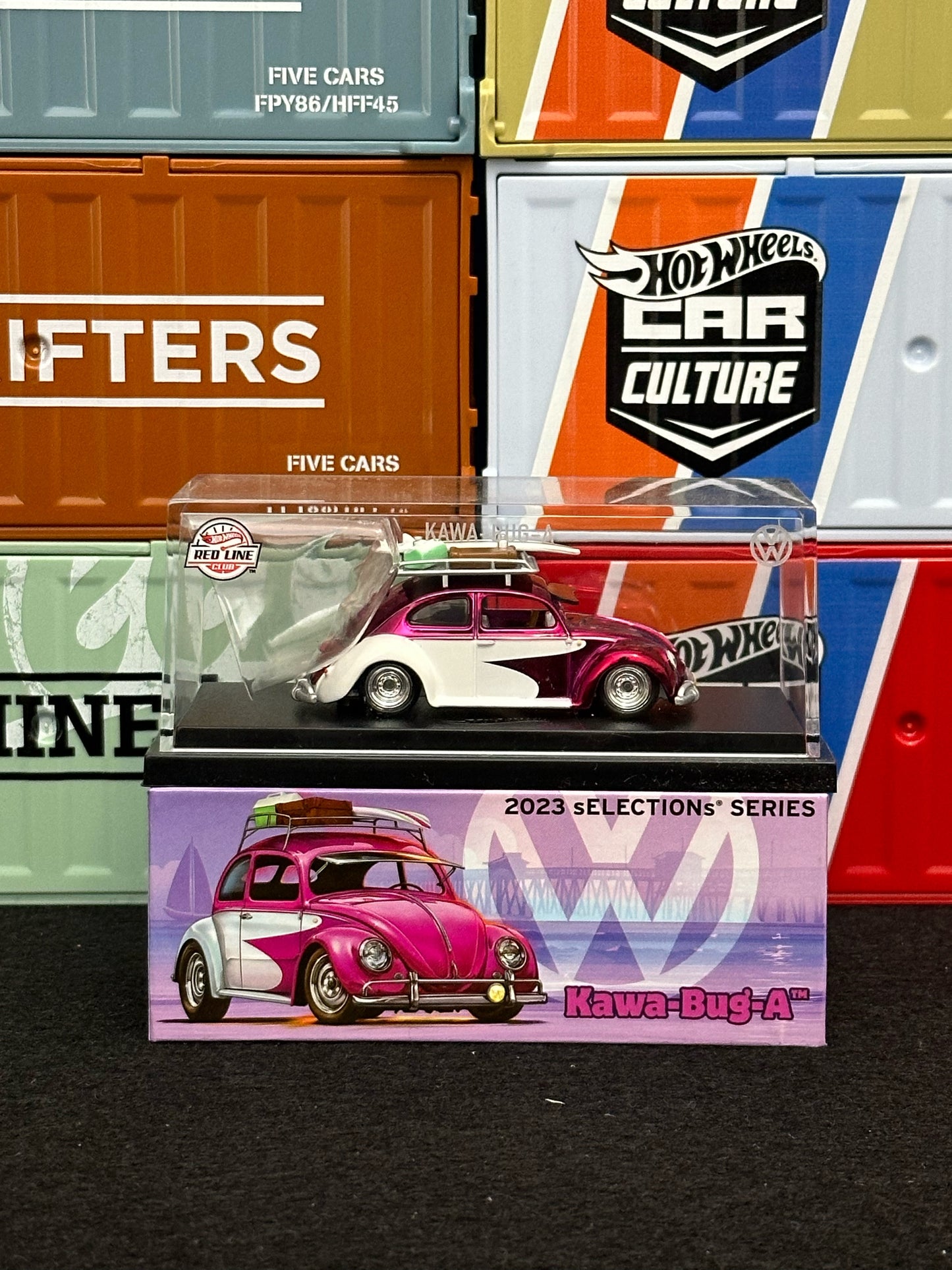 Hot Wheels 2023 RLC Selection Series VW Kawa-Bug-A Pink (HNL29)