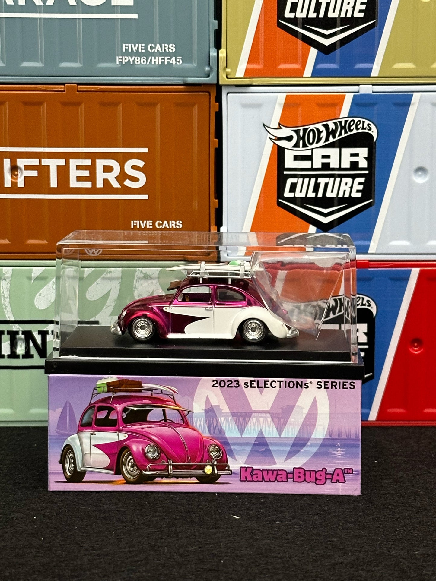 Hot Wheels 2023 RLC Selection Series VW Kawa-Bug-A Pink (HNL29)