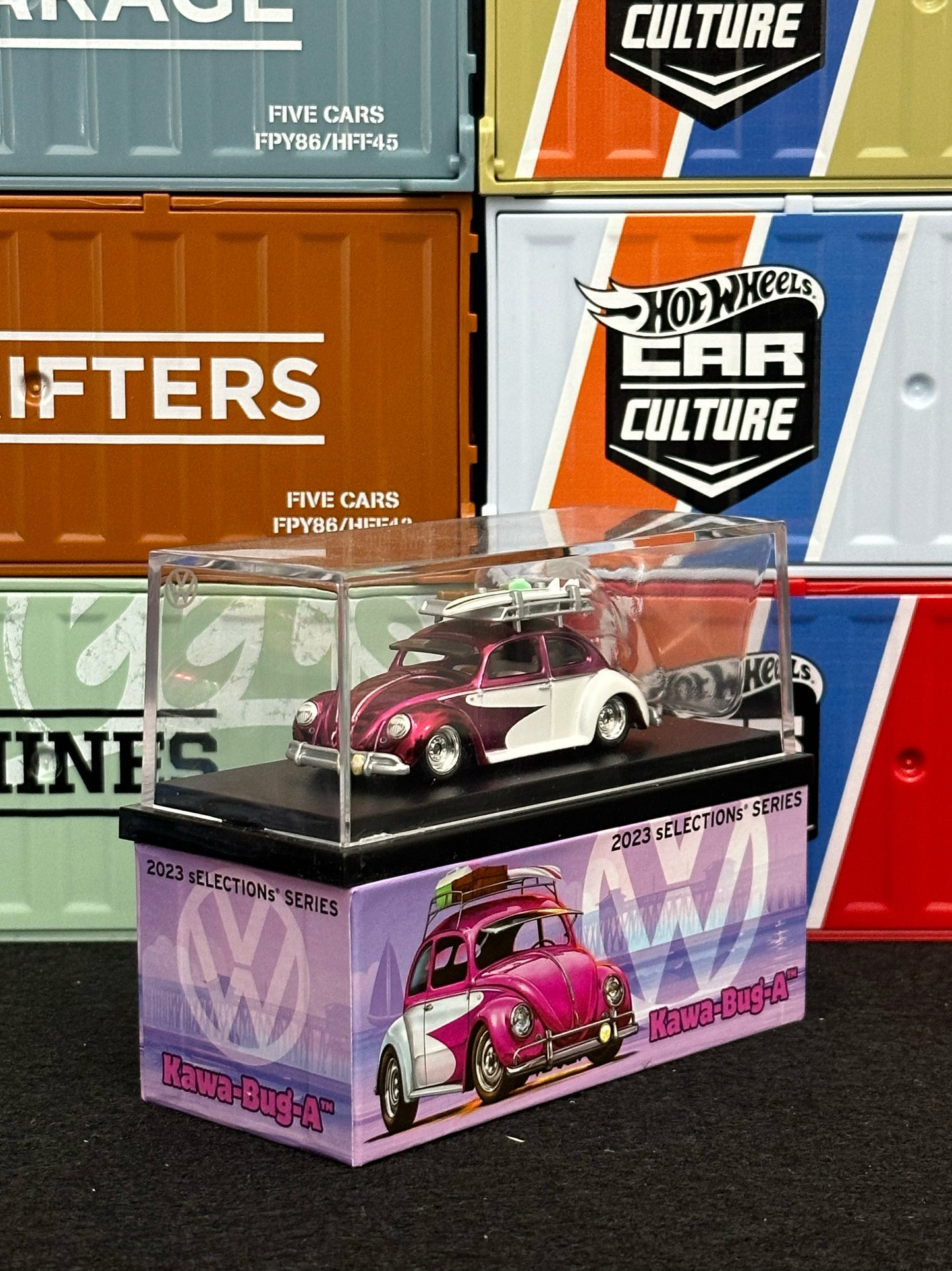 Hot Wheels 2023 RLC Selection Series VW Kawa-Bug-A Pink (HNL29)