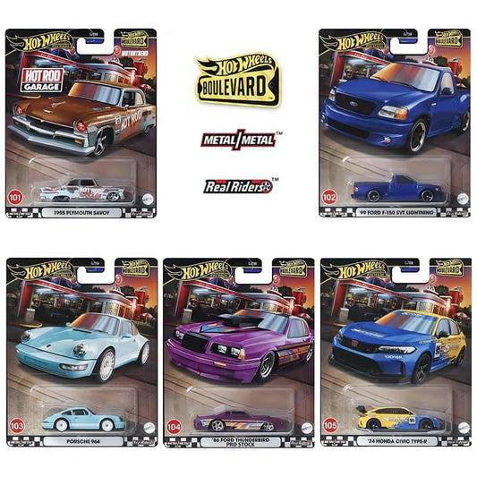 Hot Wheels 2024 Boulevard #101, #102, #103, #104, #105 Mix 3  IMPORT STICKER