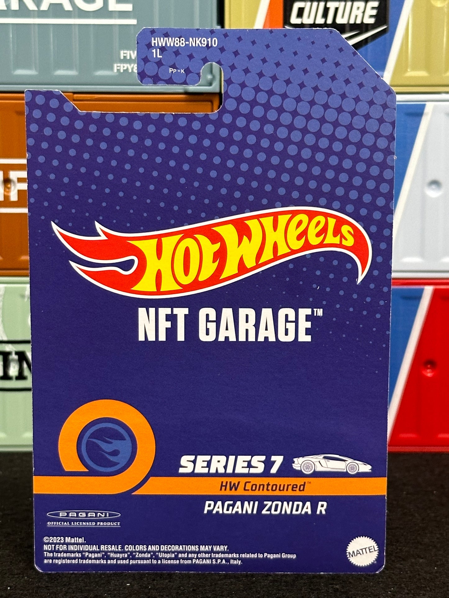 Hot Wheels 2024 NFT Garage Series 7 Pagani Zonda R