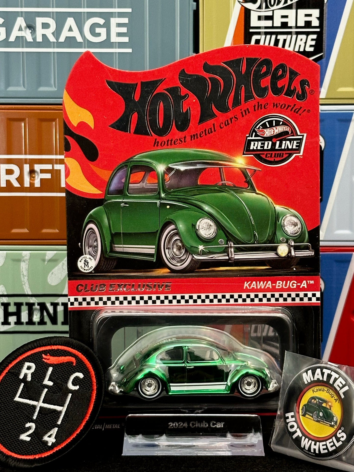 Hot Wheels 2024 RLC Membership Car VW Kawa-Bug-A Green (HWF03)