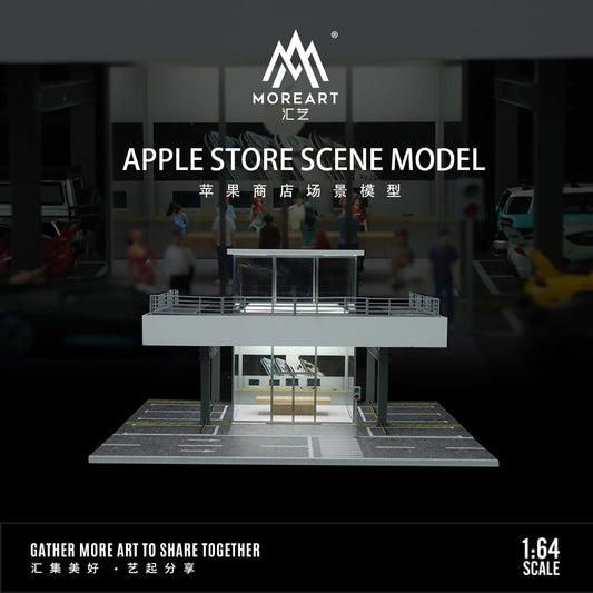 MOREART 1:64 Apple Store Diorama with LED Lighting