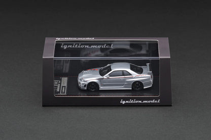 ignition model 1:64 Nissan Skyline GT-R R34 Nismo Z-Tune Silver