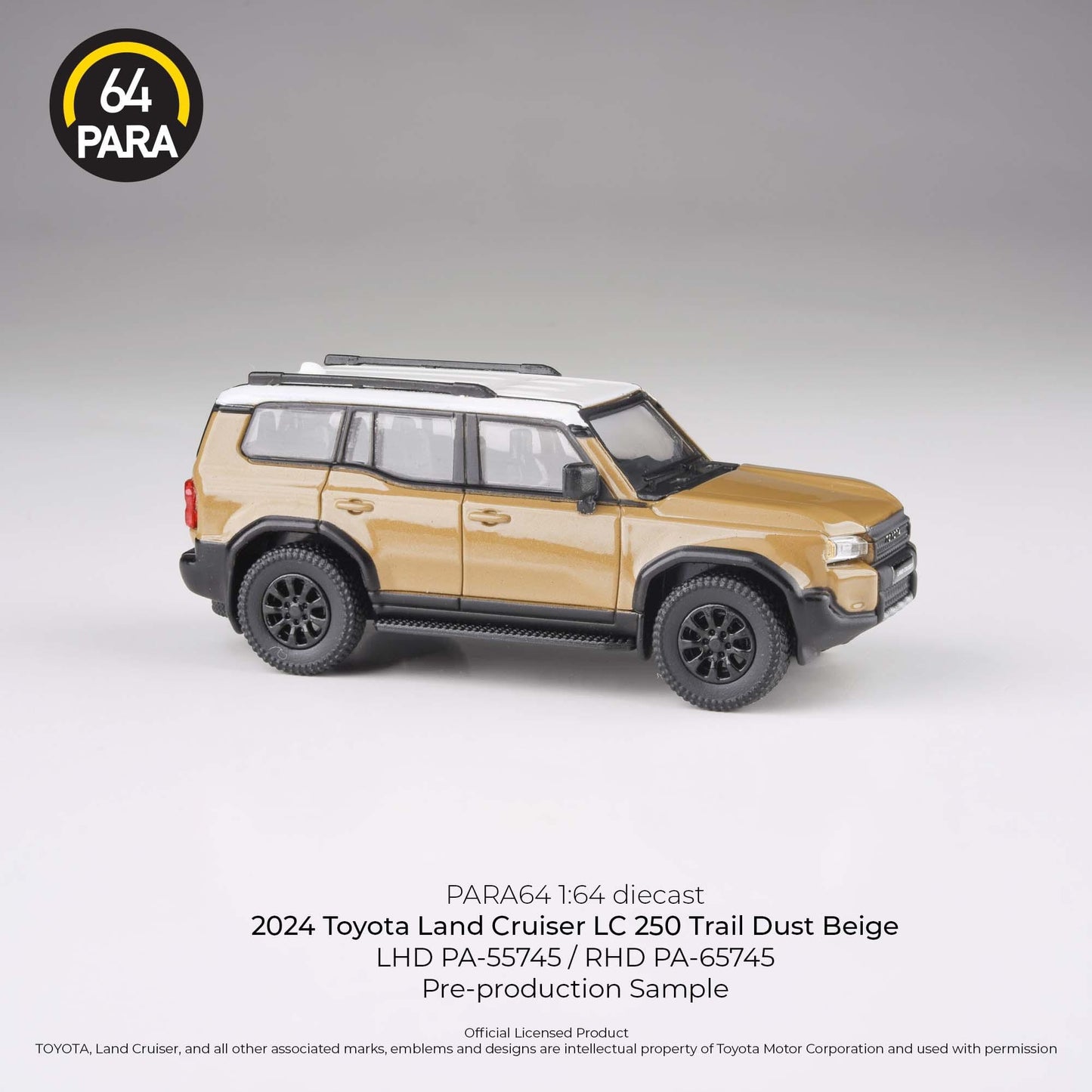 *PREORDER* PARA64 1:64 2024 Toyota Landcruiser LC 250 Beige