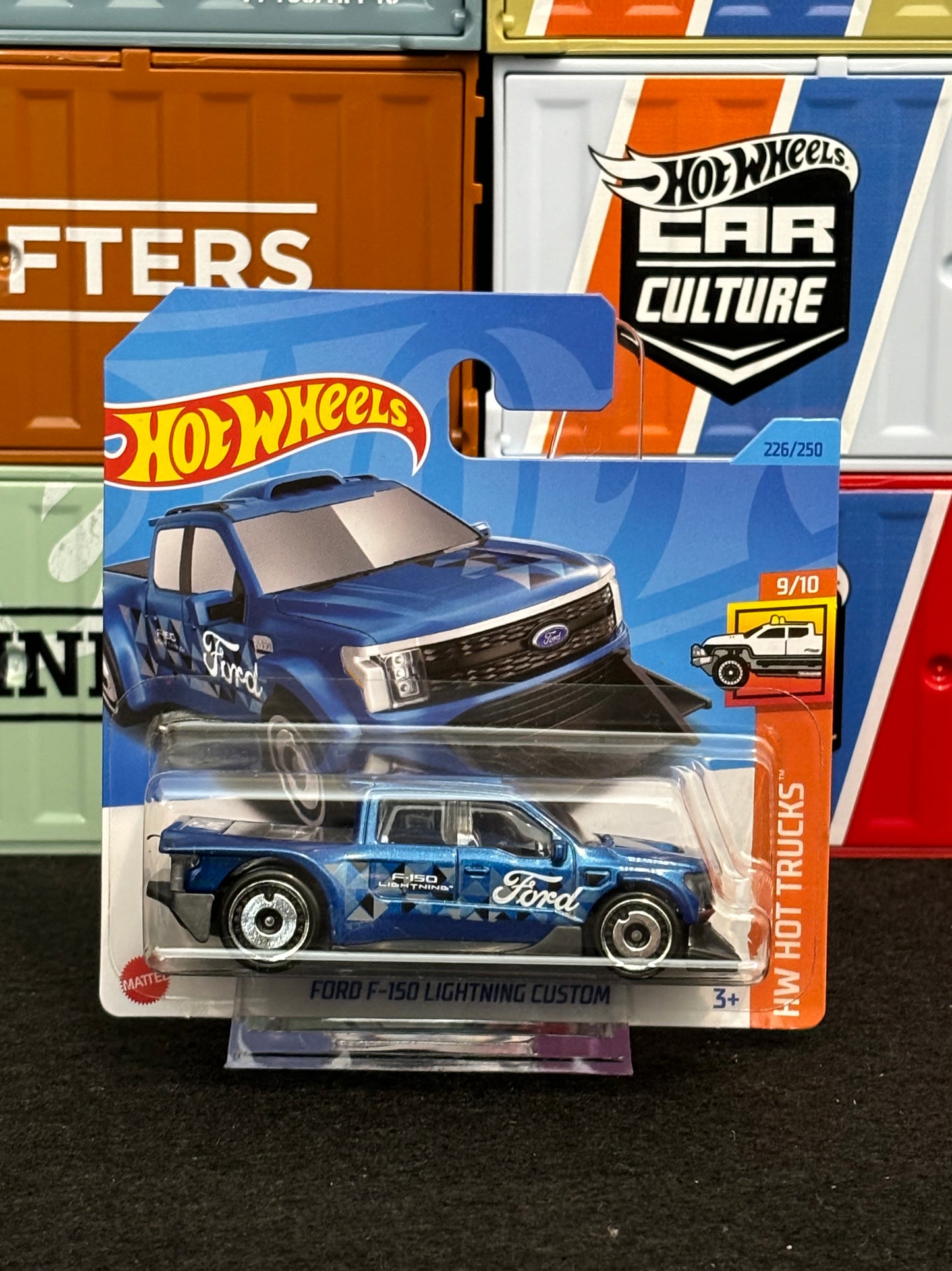 Hot Wheels 2023 Ford F-150 Lightning Custom 226 /250 Mainline Short Card