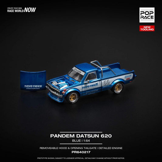 *PREORDER* POP RACE PANDEM DATSUN 620 BLUE - AUSSIE diecast