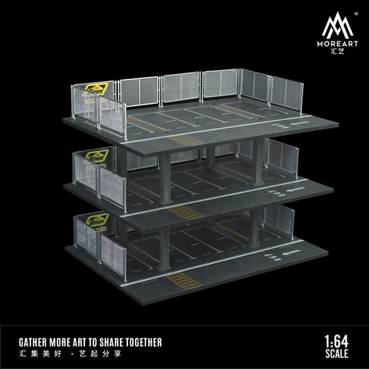 *PREORDER* MOREART 3 Level Carpark 1:64 Diorama - AUSSIE diecast