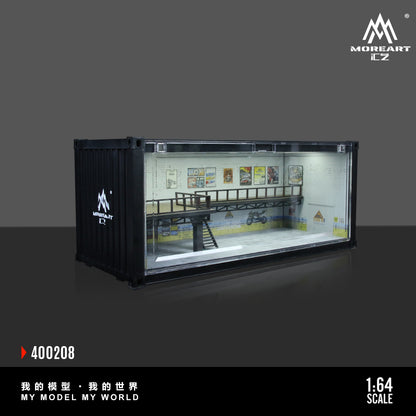 MOREART Container Repair Shop Scene B or C 1:64 Diorama with LED Lighting 400207 400208 - AUSSIE diecast