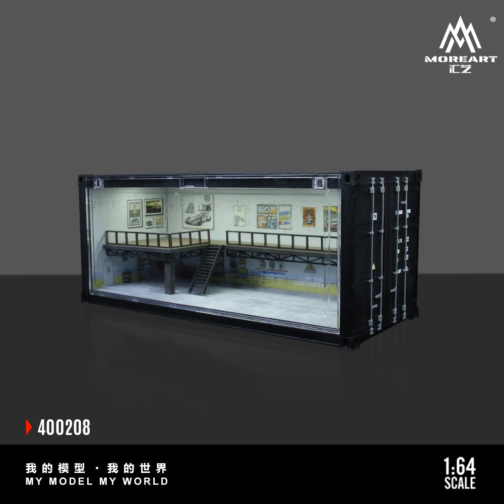 MOREART Container Repair Shop Scene B or C 1:64 Diorama with LED Lighting 400207 400208 - AUSSIE diecast
