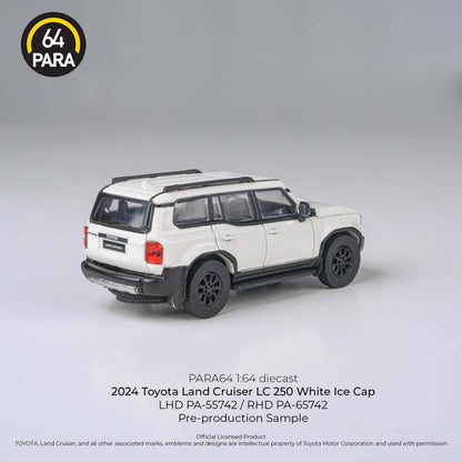 PARA64 1:64 2024 Toyota Landcruiser LC250 White Ice Cap