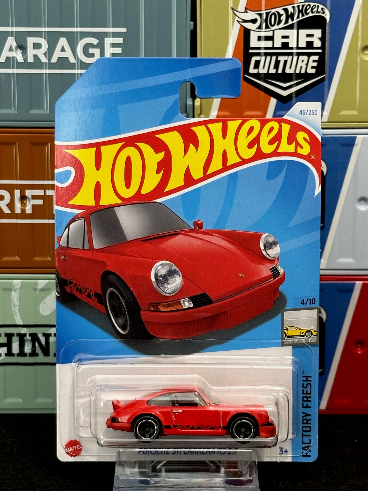 Hot Wheels 2024 Porsche 911 Carrera RS 2.7 Mainline 46/250 Red