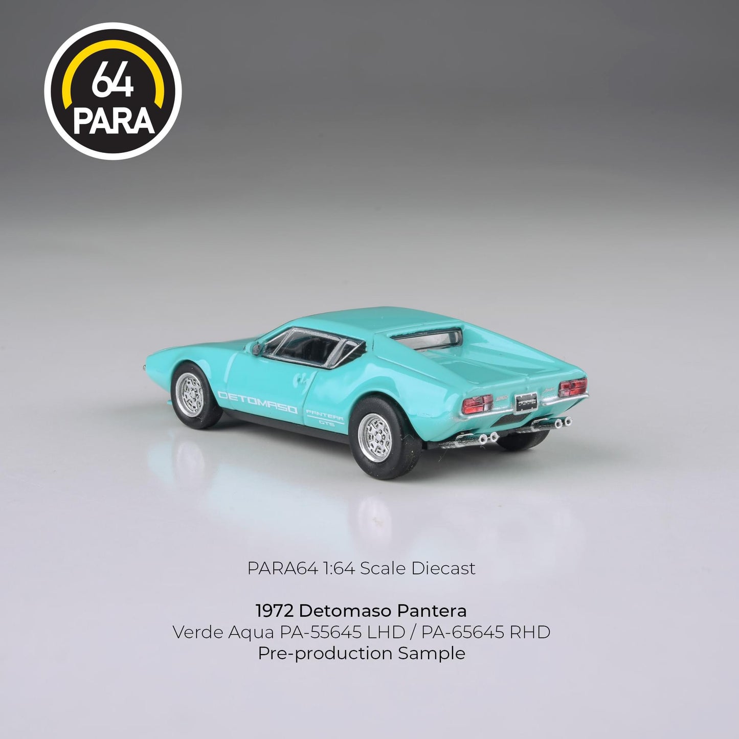 *PREORDER* PARA64 1:64 1972 Detomaso Pantera