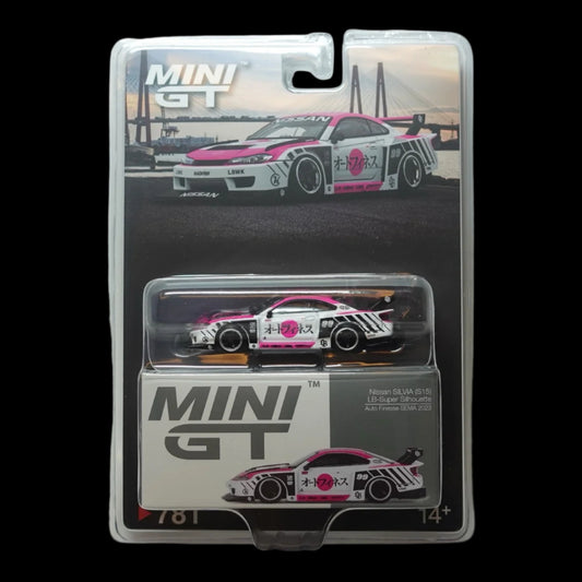 Mini GT Nissan LB-Super Silhouette Silvia S15 Auto Finesse SEMA 2023 - AUSSIE diecast