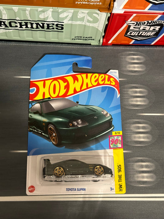 Hot Wheels 2024 Toyota Supra Mainline Green Mainline 232/250