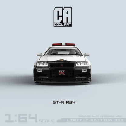 COOL ART 1:64 Nissan Skyline GT-R R34 - Police