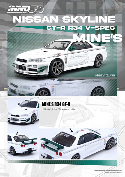 INNO64 Nissan Skyline GT-R (R34) V-Spec N1 Tuned By "MINES"