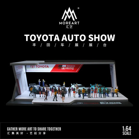 *PREORDER* MOREART Toyota Auto Show 1:64 Diorama with LED Lighting