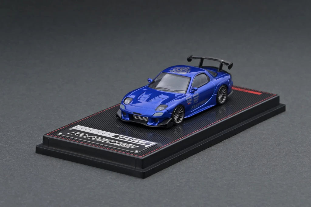 ignition model 1:64 Mazda RX-7 (FD3S) RE Amemiya Blue Metallic