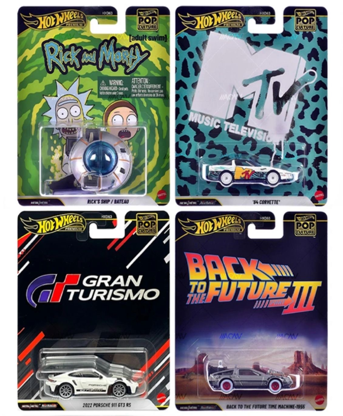 * Preorder* Hot Wheels 2025 Premium Pop Culture Mix P (HXD63)