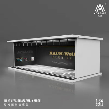 MOREART RWB Light Assembly 1:64 Diorama with LED Lighting