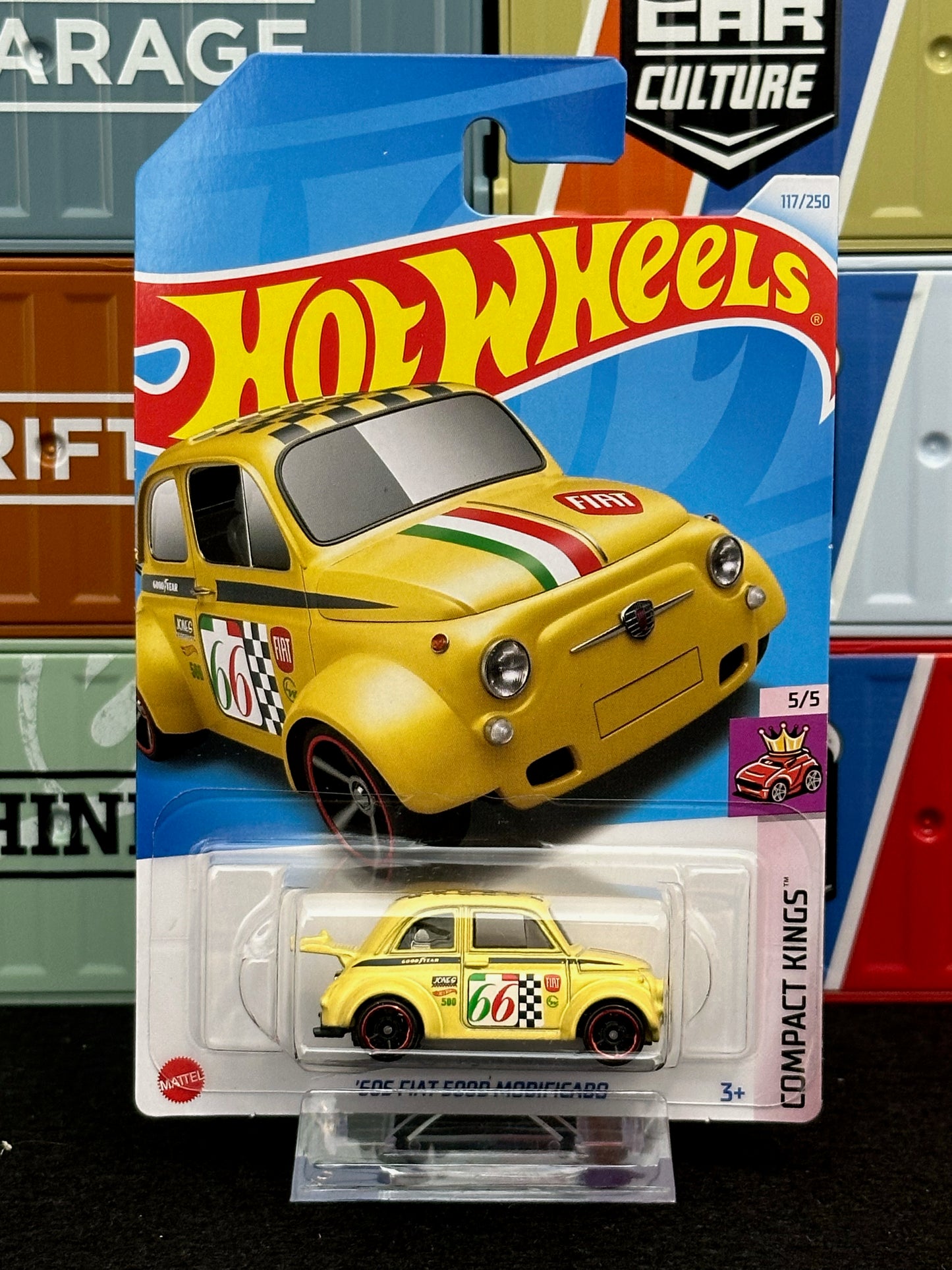 Hot Wheels 2024 '60S Fiat 500D Modificado Mainline 117/250