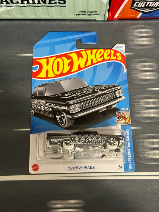 Hot Wheels 2024 Custom '59 Chevy Impala Regular Treasure Hunt 230/250 Mainline - AUSSIE diecast