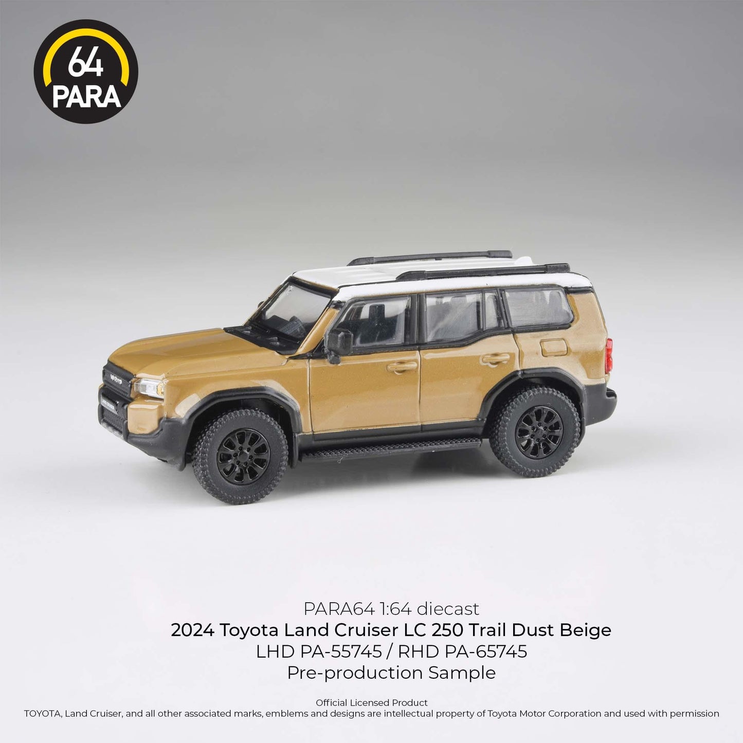 *PREORDER* PARA64 1:64 2024 Toyota Landcruiser LC 250 Beige