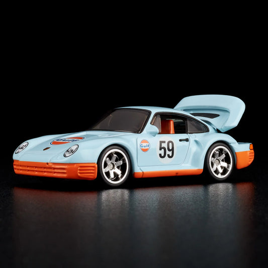 Hot Wheels 2025 RLC 1986 Porsche 959 Gulf Aussie diecast