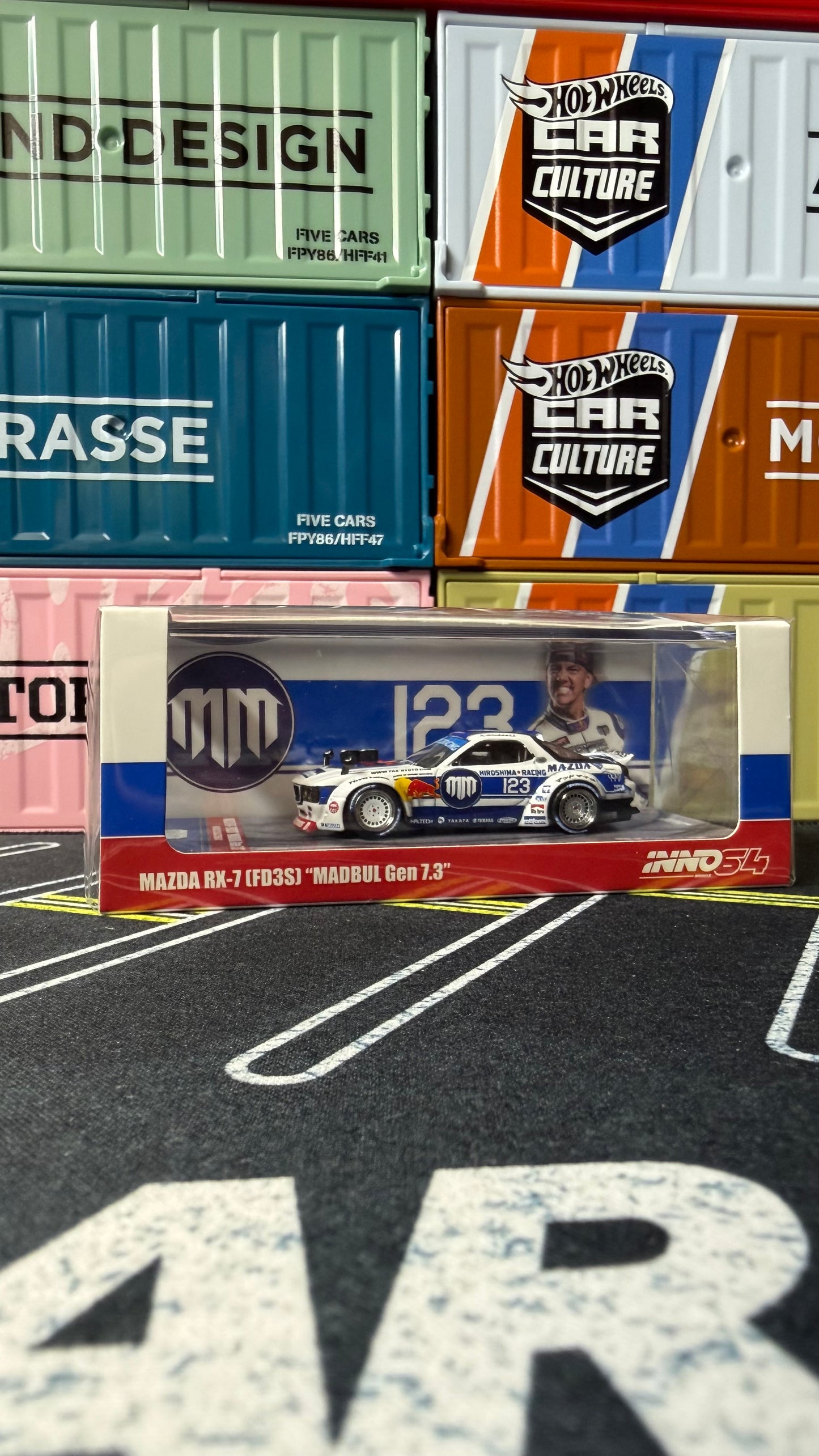 INNO64 Mazda RX-7(FD3S) Pandem Rocket Bunny "MADBULL GEN 7.3"