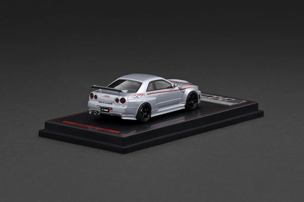 ignition model 1:64 Nissan Skyline GT-R R34 Nismo Z-Tune Silver