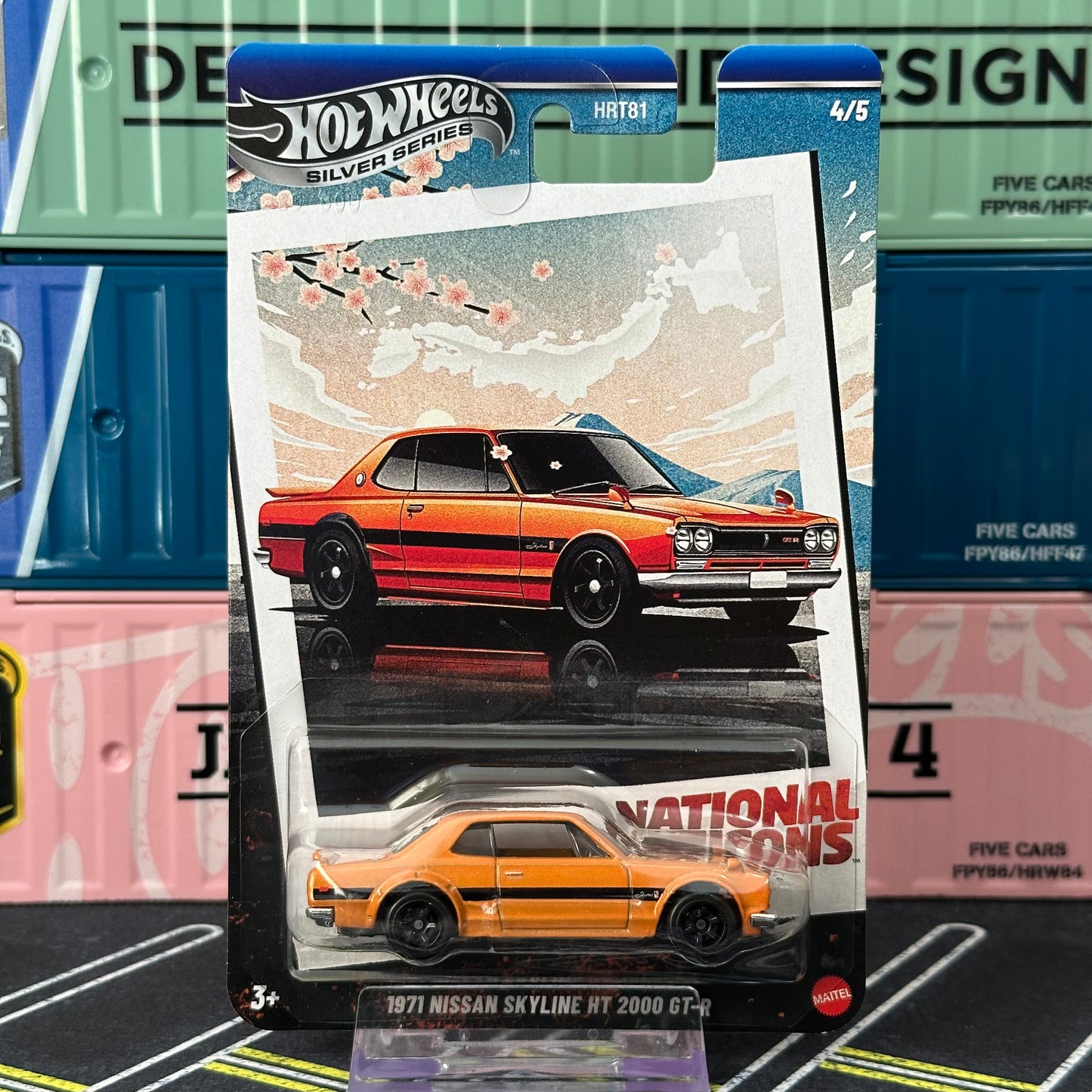 Hot Wheels Silver 2025 National Icons Mix 2
