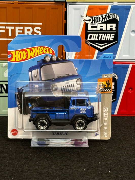 Hot Wheels 2023 '57 Jeep FC 218/250 Mainline Short Card