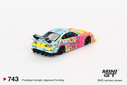 Mini GT Nissan Silvia S15 LB Super Silhouette Kuma Graphics 743 - AUSSIE diecast
