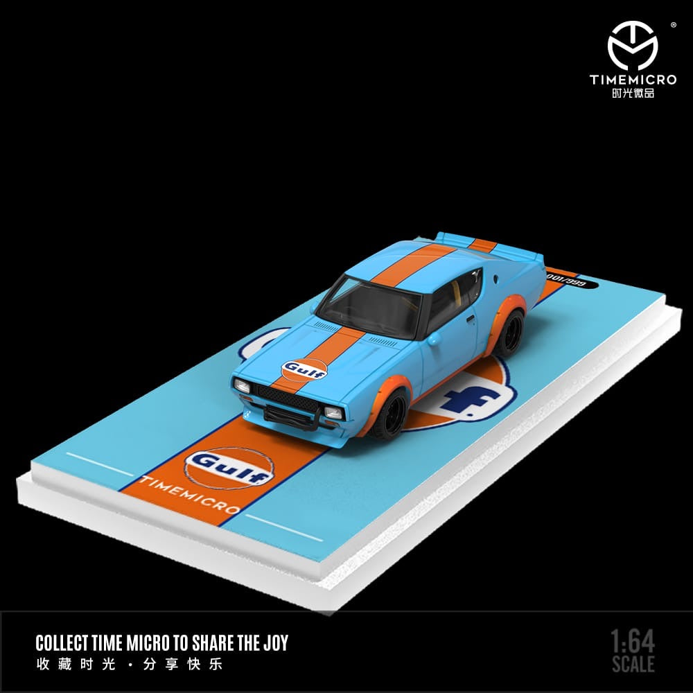 *PREORDER* Time Micro 1:64 Nissan KPGC110 Gulf or ADVAN livery