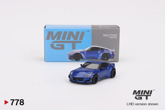 Mini GT 1:64 Nissan Fairlady Z Pandem 778 Blue - AUSSIE diecast
