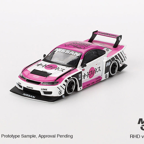 Mini GT Nissan LB-Super Silhouette Silvia S15 Auto Finesse SEMA 2023 - AUSSIE diecast