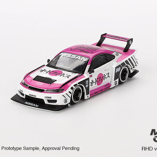 Mini GT Nissan LB-Super Silhouette Silvia S15 Auto Finesse SEMA 2023 - AUSSIE diecast