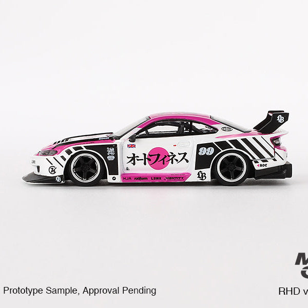 Mini GT Nissan LB-Super Silhouette Silvia S15 Auto Finesse SEMA 2023 - AUSSIE diecast