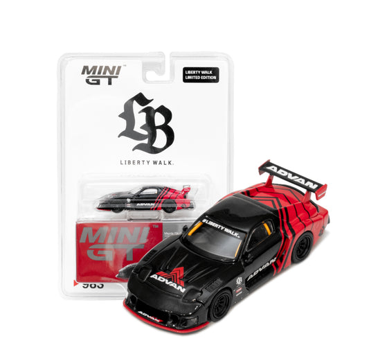 Mini GT 1:64 LBWK Mazda RX-7 LB-Super silhouette Advan Store Exclusive