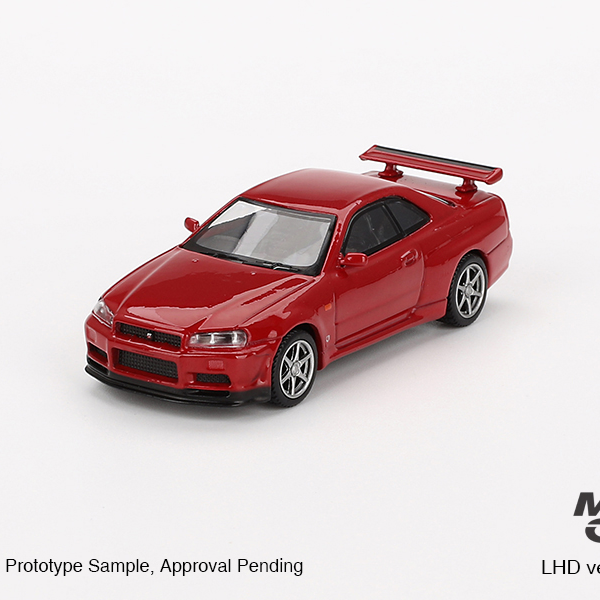 Mini GT 1:64 Nissan Skyline GT-R R34 V-Spec #796 Red - AUSSIE diecast