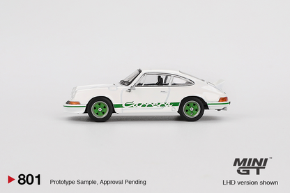 Mini GT 1:64 Porsche 911 Carrera RS 2.7 White 801 - AUSSIE diecast