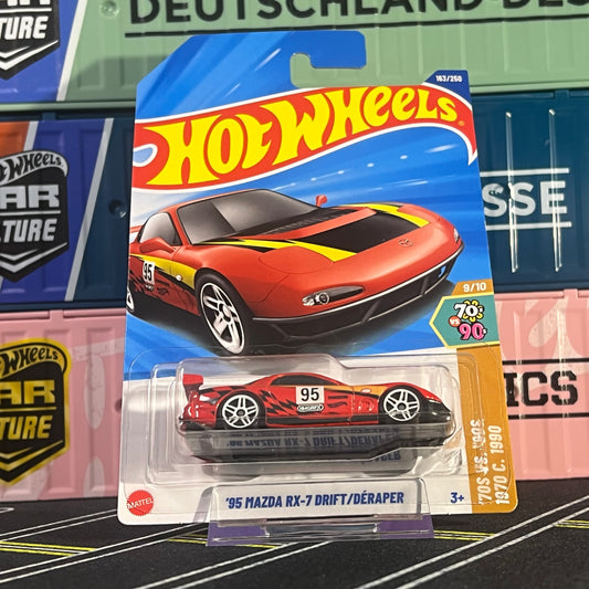 Hot Wheels 2025 Mainline '95 Mazda RX-7 Drift 163/250 - AUSSIE diecast
