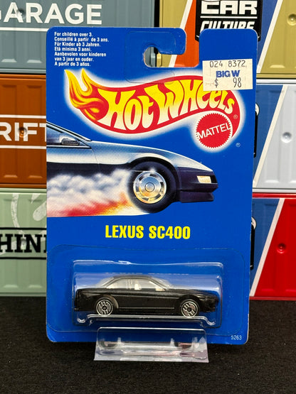 Hot Wheels 90's Lexus SC400 Mainline Black