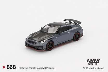 Mini GT 1:64 Nissan GT-R R35 Nismo Stealth Grey #868 - AUSSIE diecast