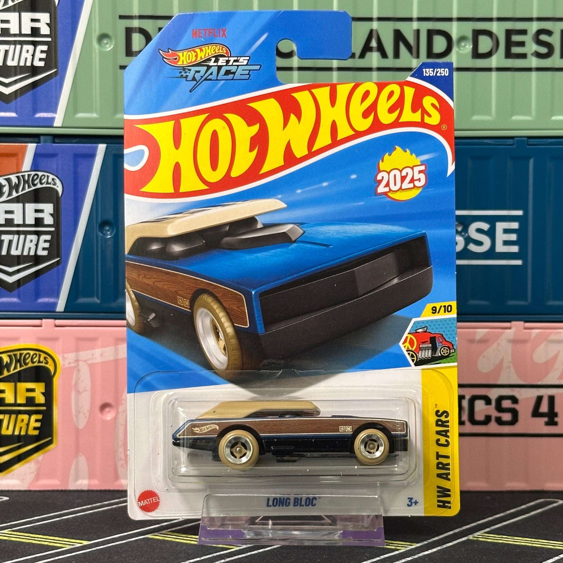 Hot Wheels 2025 Mainline Long Bloc 135/250 - AUSSIE diecast